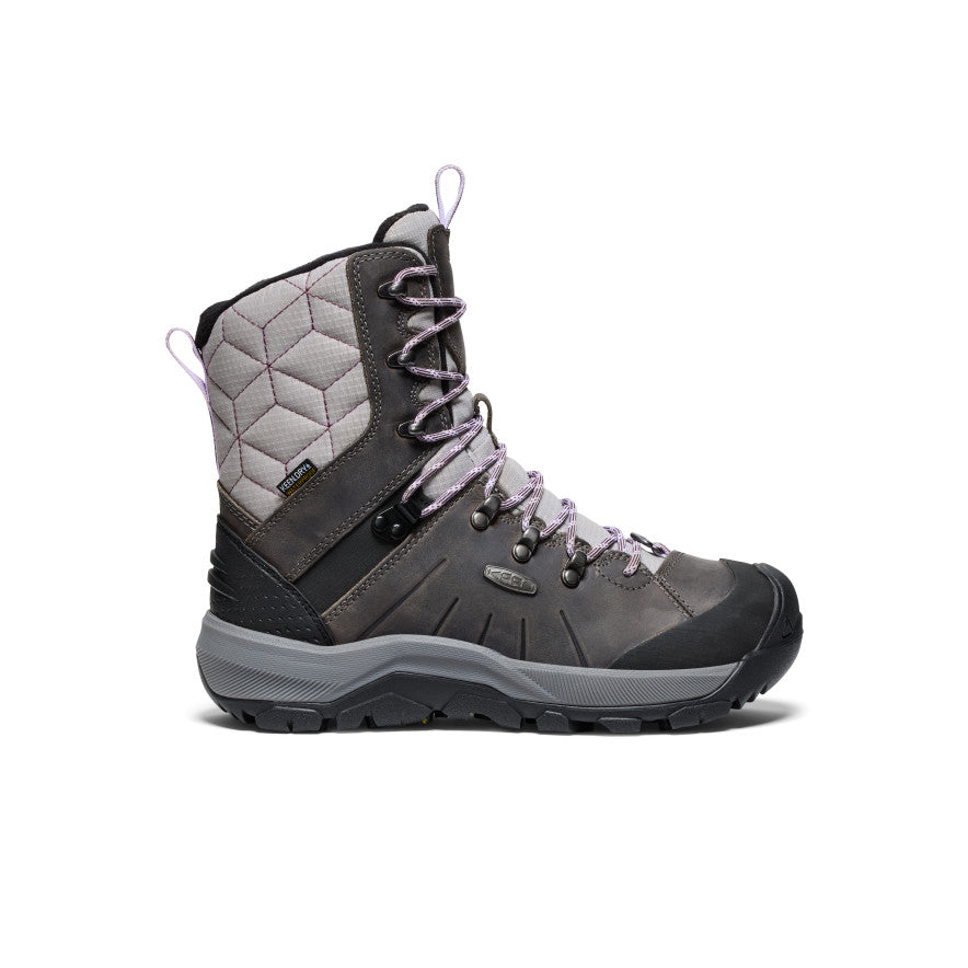 Keen Revel IV High Polar Waterproof Kadın Kar Botu Gri Mor | DGM4353HP