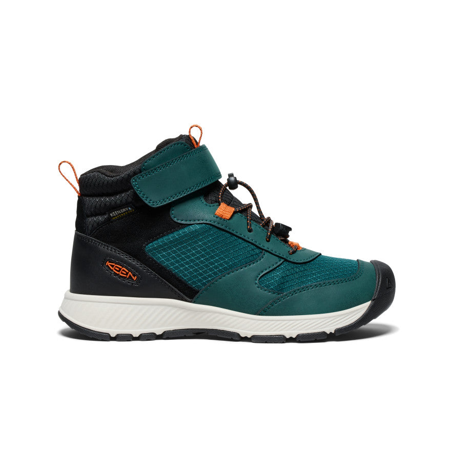 Keen Skua Waterproof Big Çocuk Iş Botu Koyu Yeşil Altın | PVX765QJ