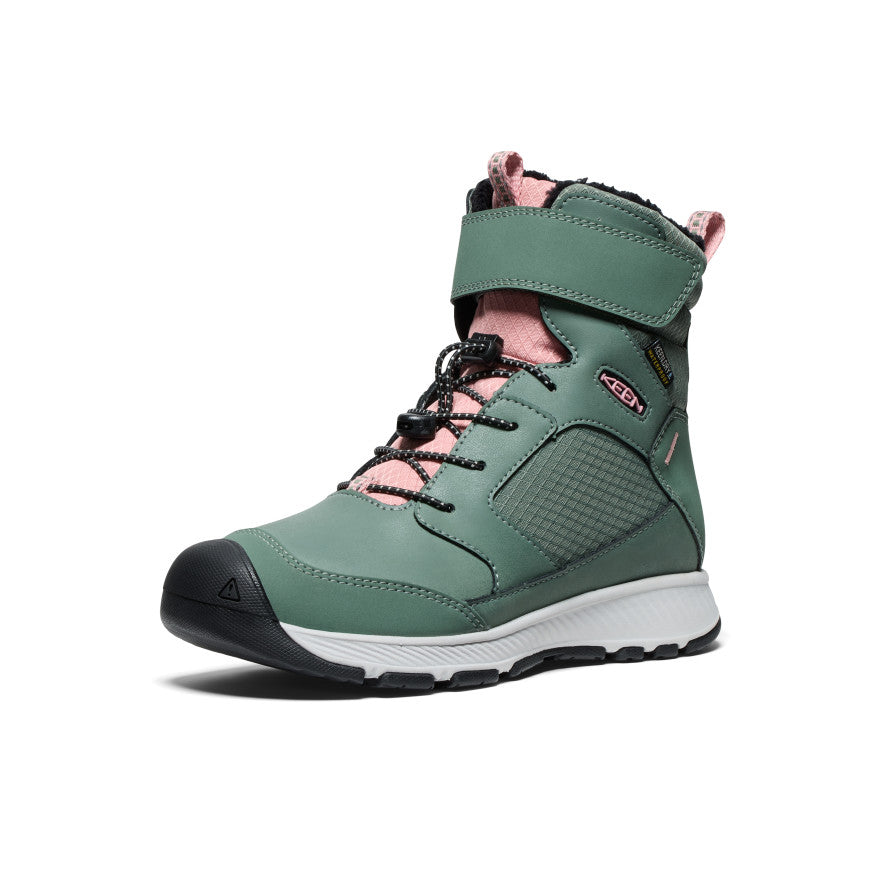 Keen Skua Waterproof Winter Big Çocuk Kar Botu Yeşil Pembe | PFC6230CN