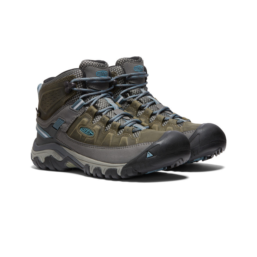 Keen Targhee III Waterproof Mid Kadın Iş Botu Yeşil Mavi | UHF6558UA