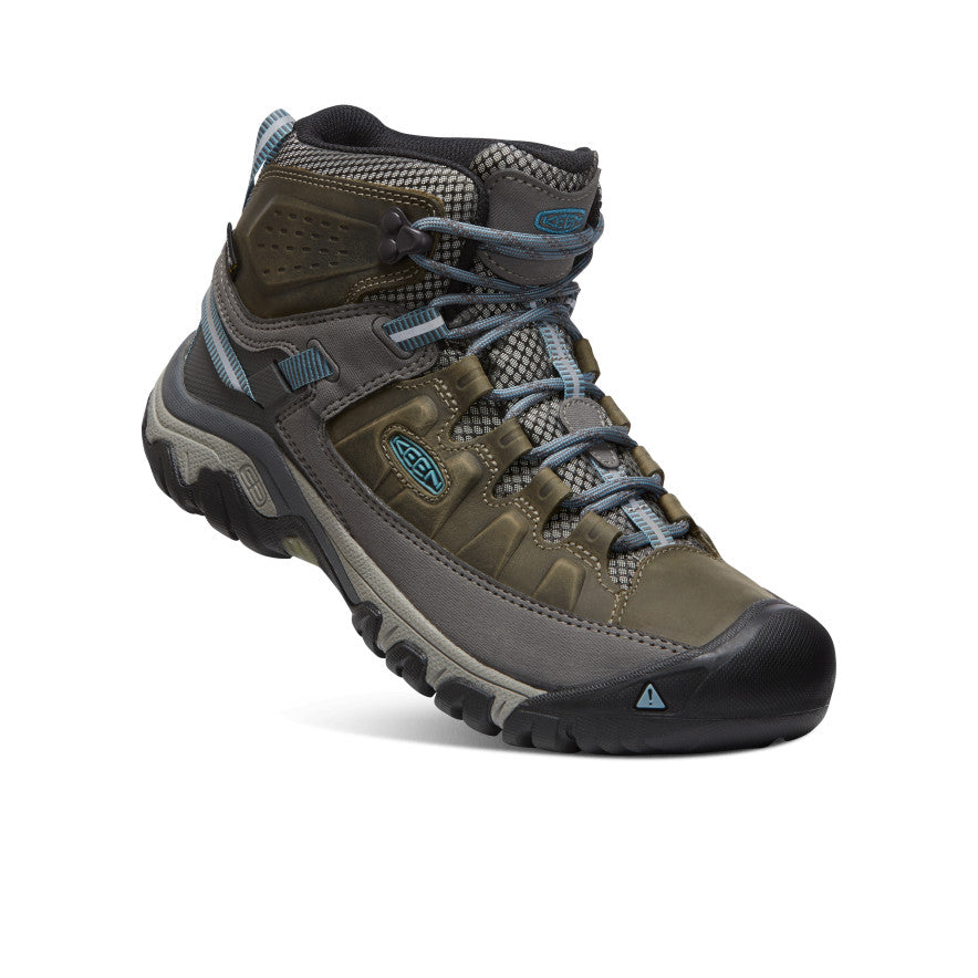 Keen Targhee III Waterproof Mid Kadın Iş Botu Yeşil Mavi | UHF6558UA