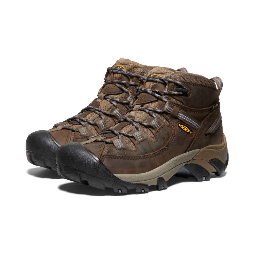 Keen Targhee II Waterproof Mid Kadın Iş Botu Kahverengi Siyah Gri | BNG5091YP