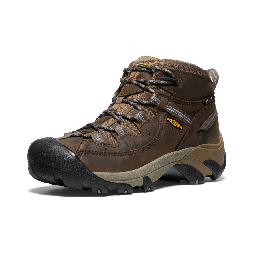 Keen Targhee II Waterproof Mid Kadın Iş Botu Kahverengi Siyah Gri | BNG5091YP