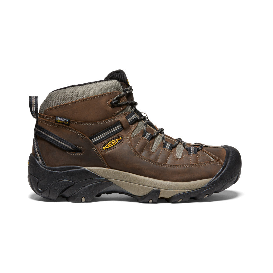 Keen Targhee II Waterproof Mid Wide Erkek Iş Botu Kahverengi | YKH437LM