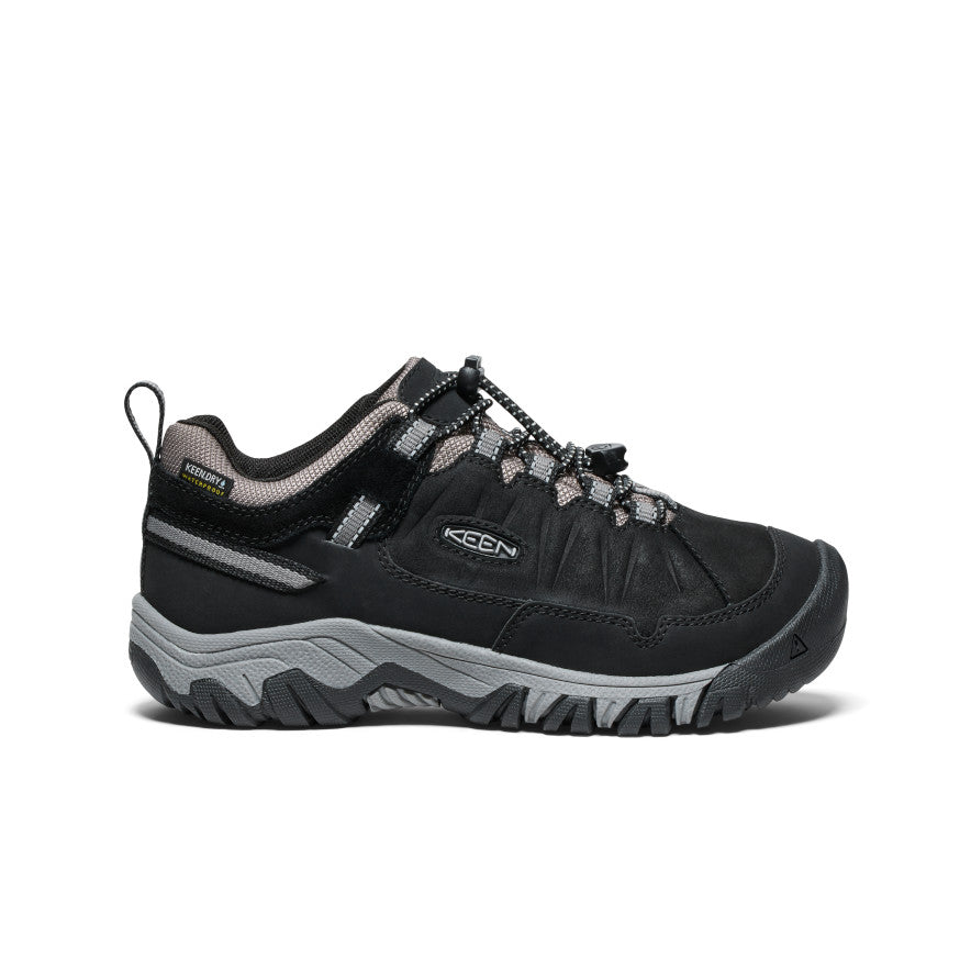 Keen Targhee IV Waterproof Big Çocuk Yürüyüş Ayakkabısı Siyah Gri | KOY9596JW