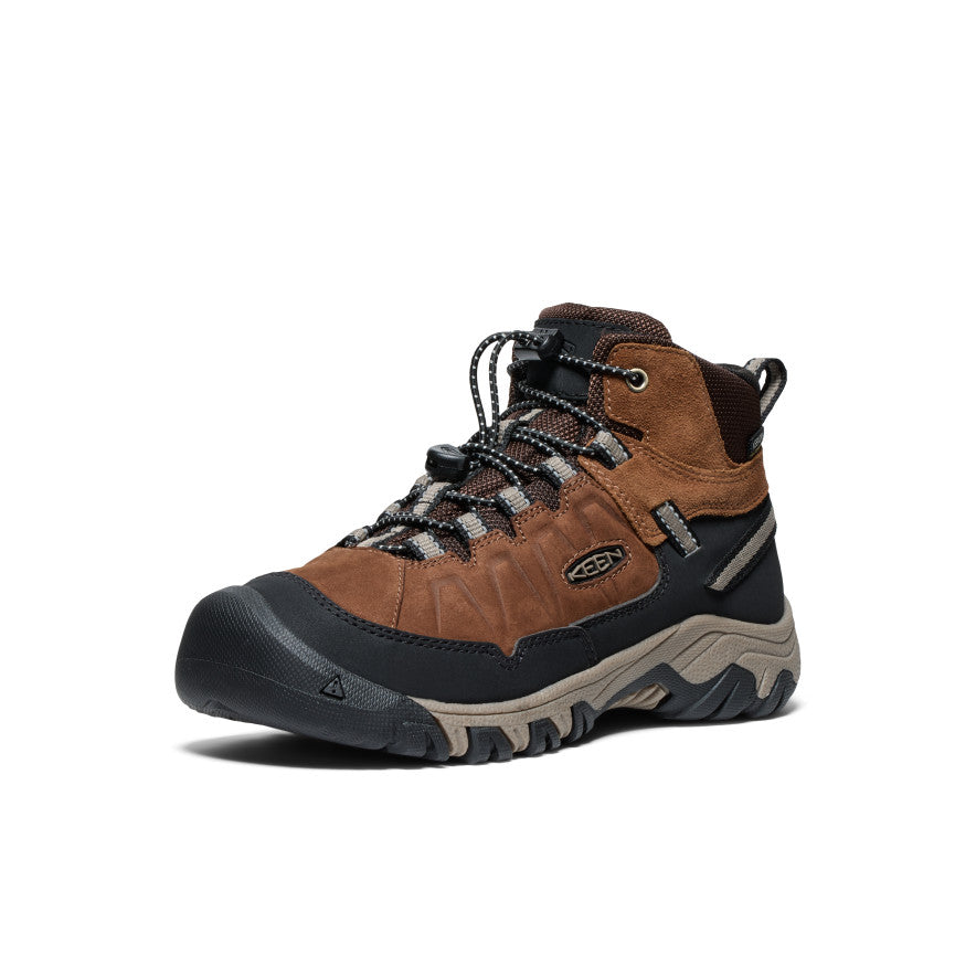 Keen Targhee IV Waterproof Big Çocuk Yürüyüş Botu Kahverengi Siyah | BJZ491DZ