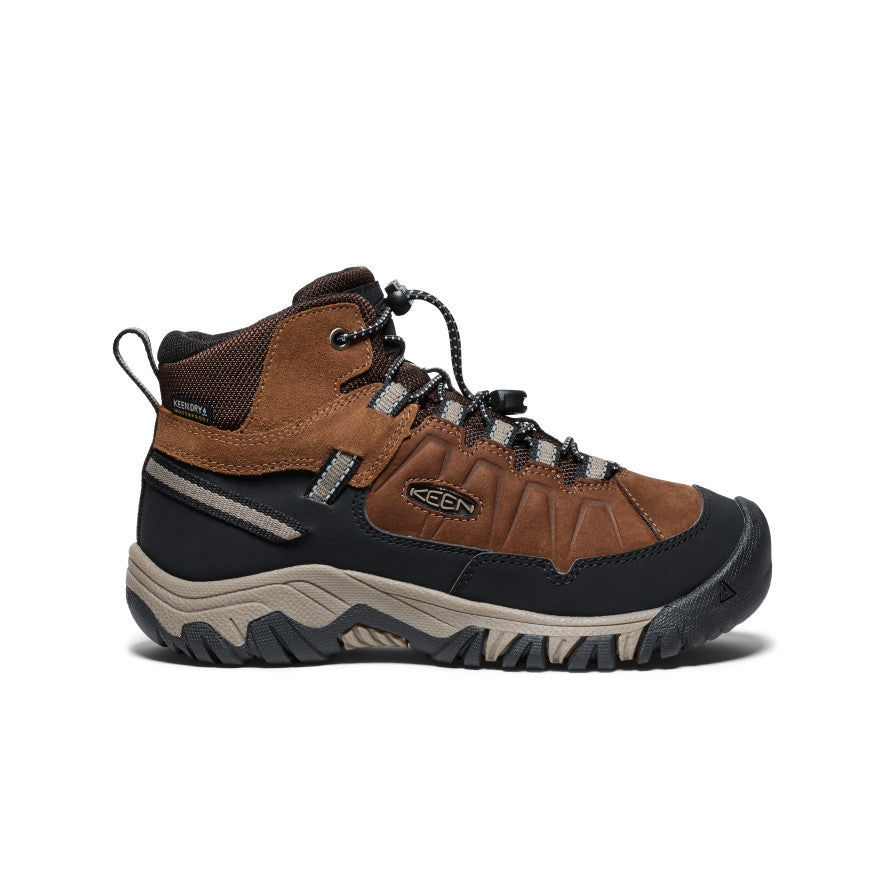 Keen Targhee IV Waterproof Big Çocuk Yürüyüş Botu Kahverengi Siyah | BJZ491DZ