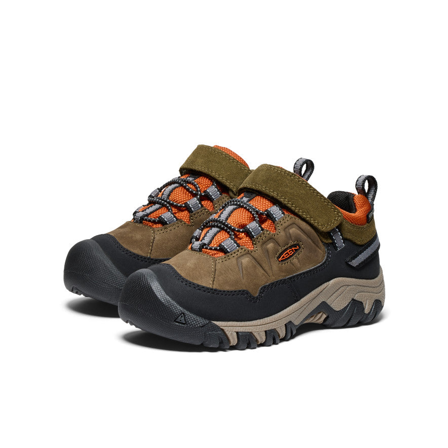 Keen Targhee IV Waterproof Çocuk Yürüyüş Ayakkabısı Koyu Zeytin Yeşili Altın | TGH6253VU