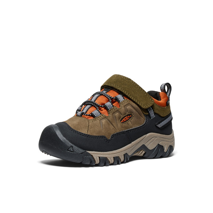 Keen Targhee IV Waterproof Çocuk Yürüyüş Ayakkabısı Koyu Zeytin Yeşili Altın | TGH6253VU