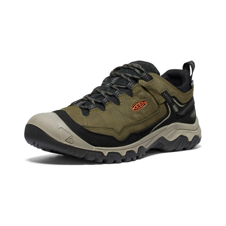 Keen Targhee IV Wide Waterproof Erkek Yürüyüş Ayakkabısı Koyu Zeytin Yeşili Altın | JPY4637IQ