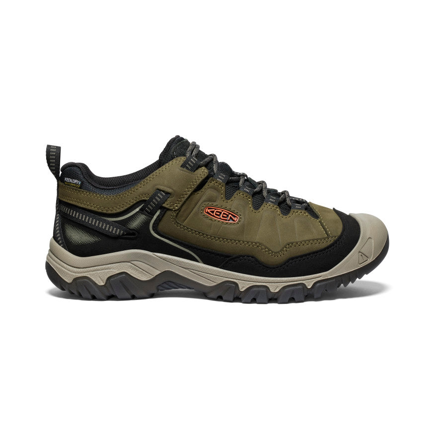 Keen Targhee IV Wide Waterproof Erkek Yürüyüş Ayakkabısı Koyu Zeytin Yeşili Altın | JPY4637IQ