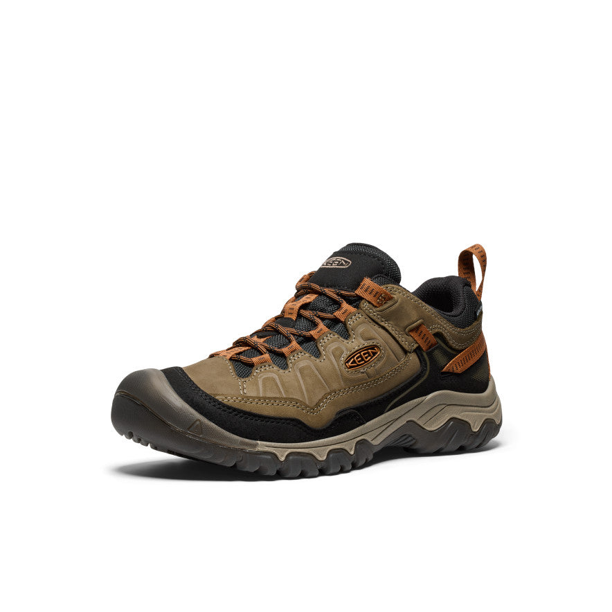 Keen Targhee IV Wide Waterproof Erkek Yürüyüş Ayakkabısı Zeytin Yeşili Siyah | GAM789KP