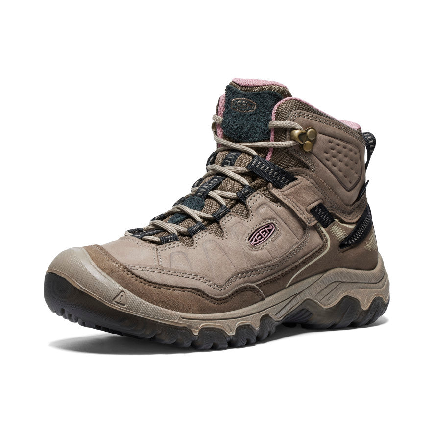 Keen Targhee IV Wide Waterproof Kadın Yürüyüş Botu Kahverengi Pembe | YQN1521DF