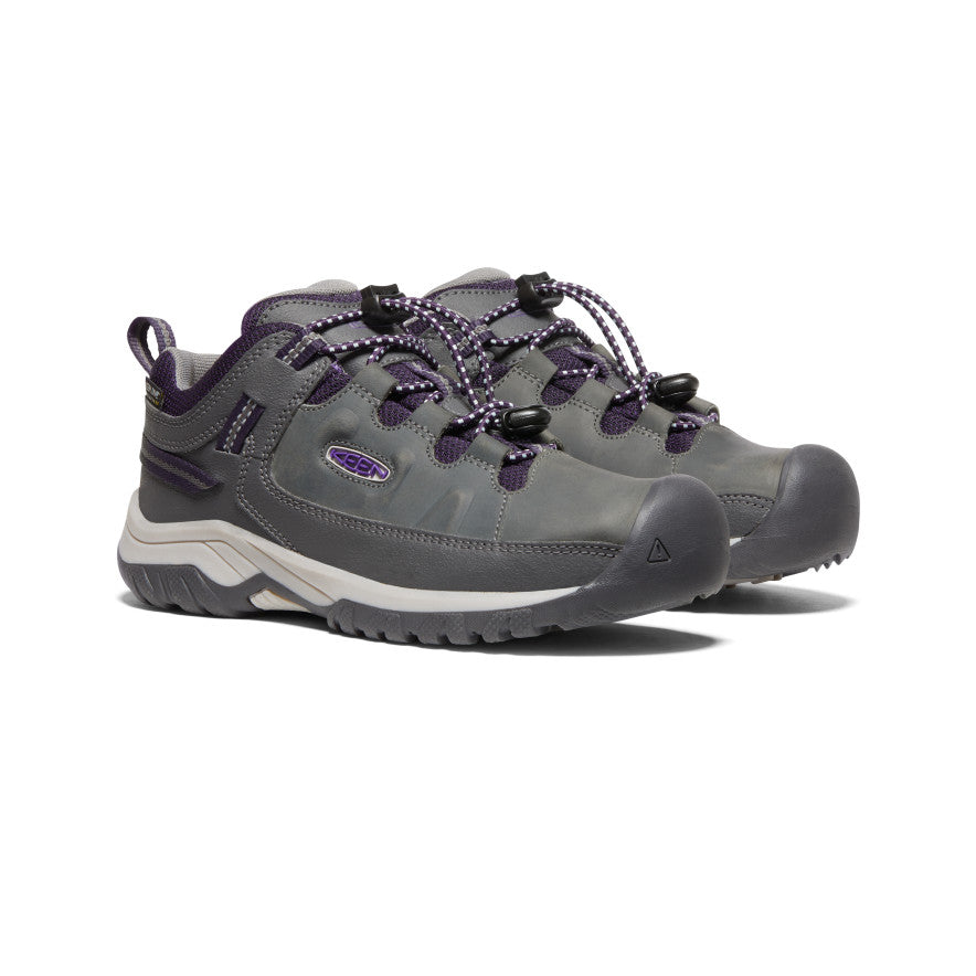 Keen Targhee Waterproof Big Çocuk Iş Ayakkabısı Gri Mor | PEO8080GN