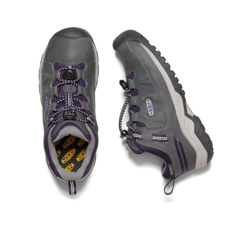 Keen Targhee Waterproof Big Çocuk Iş Ayakkabısı Gri Mor | PEO8080GN